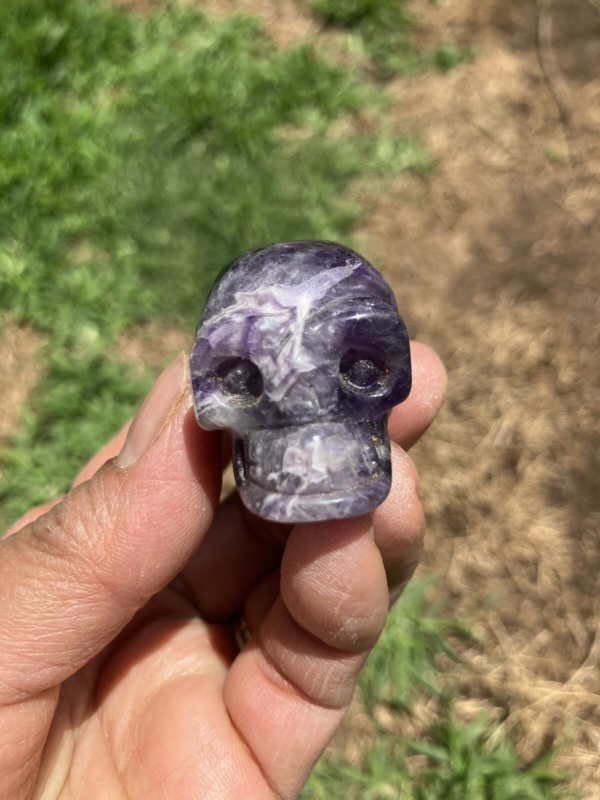 Amethyst Skull