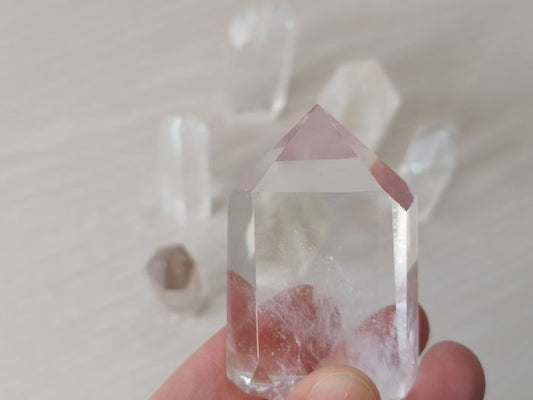 White crystal tip