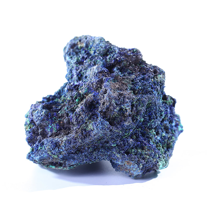 Natural azurite mineral stone crystal specimens rough stones