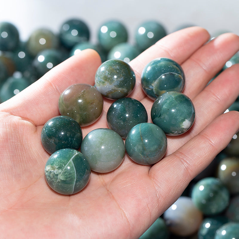 Mini Bola de Cristal Ágata Verde 2cm 