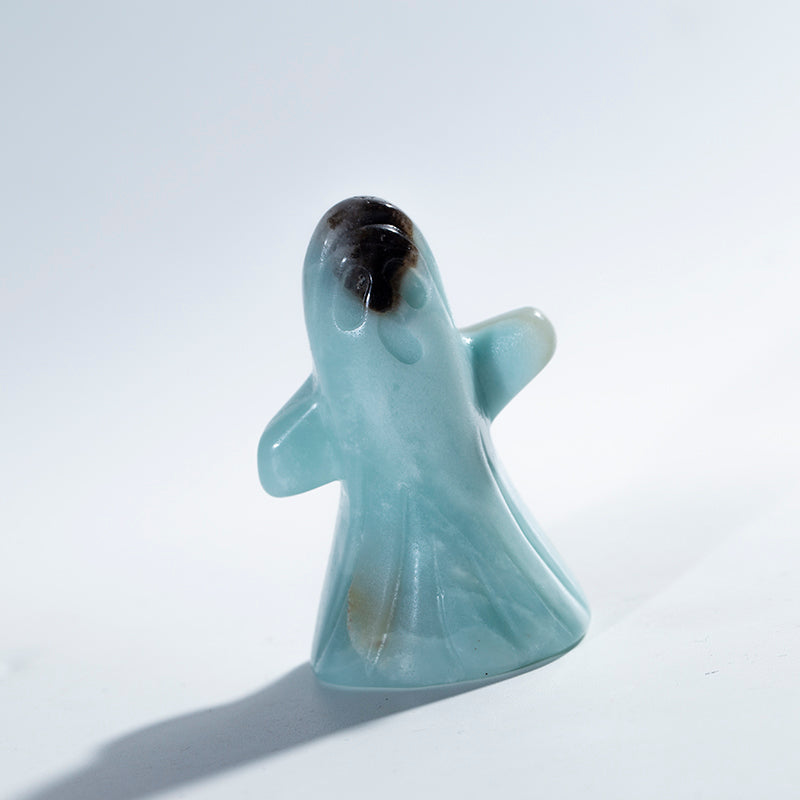 Crystal quartz ghost family decoration and gift