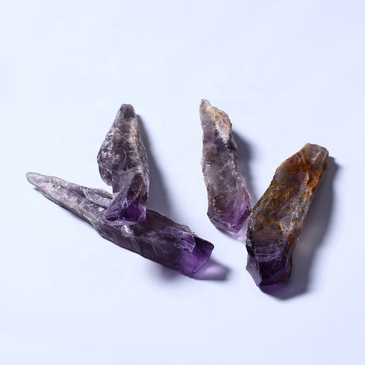 Healing Natural High Quality Crystal Rock Stone Mineral Specimen Amethyst Backbone Scepter Healing Eenergy Stone