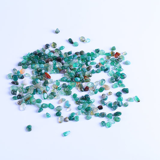 Green agate rolling stone gravel