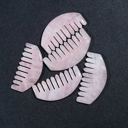 Crystal massage comb