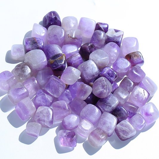 Natural purple crystal particle crystal