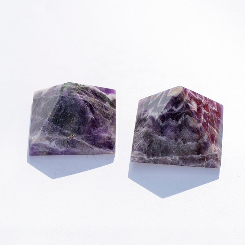 Hot sale natural dream amethyst crystal stone pyramid for healing
