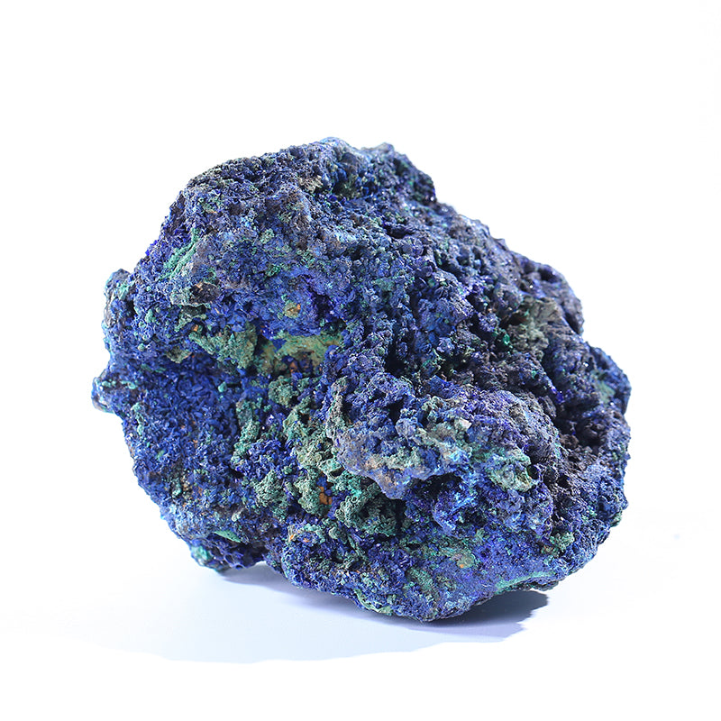 Natural azurite mineral stone crystal specimens rough stones