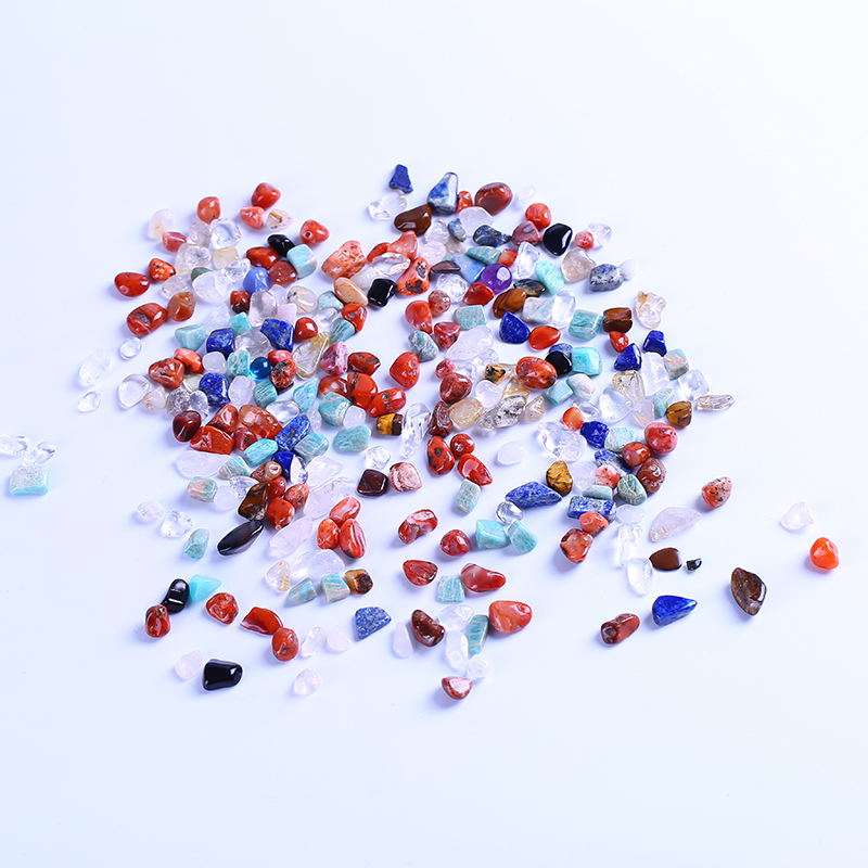 Clear quartz lazuli red agate