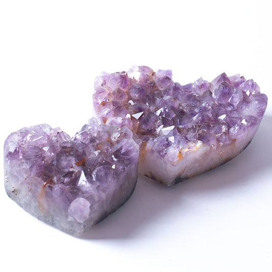 Natural quartz purple crystal cluster purple purple crystal