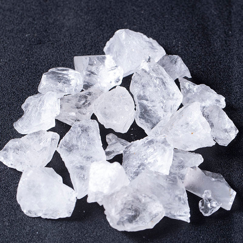 Grava de cristal original blanco claro de cuarzo natural 
