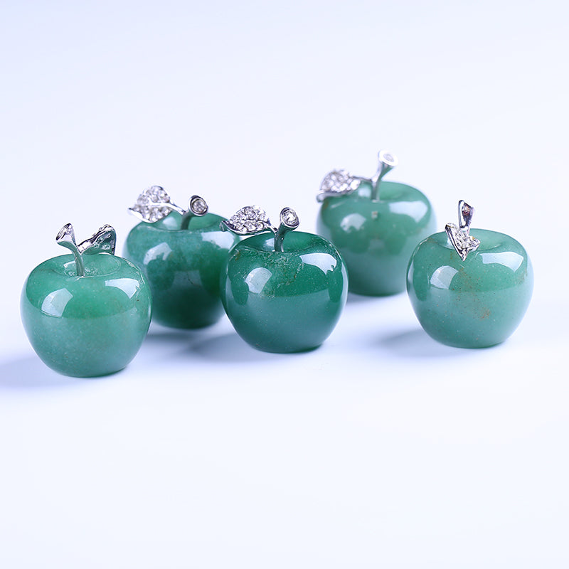 Crystal apple green venturine christmas present