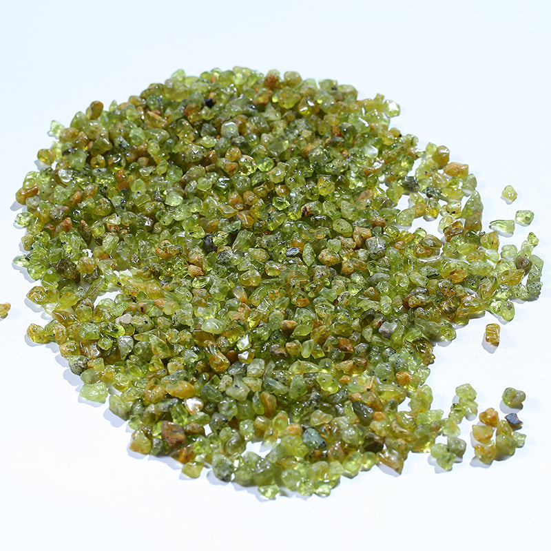 Olive quartz crystal decoration 1KG