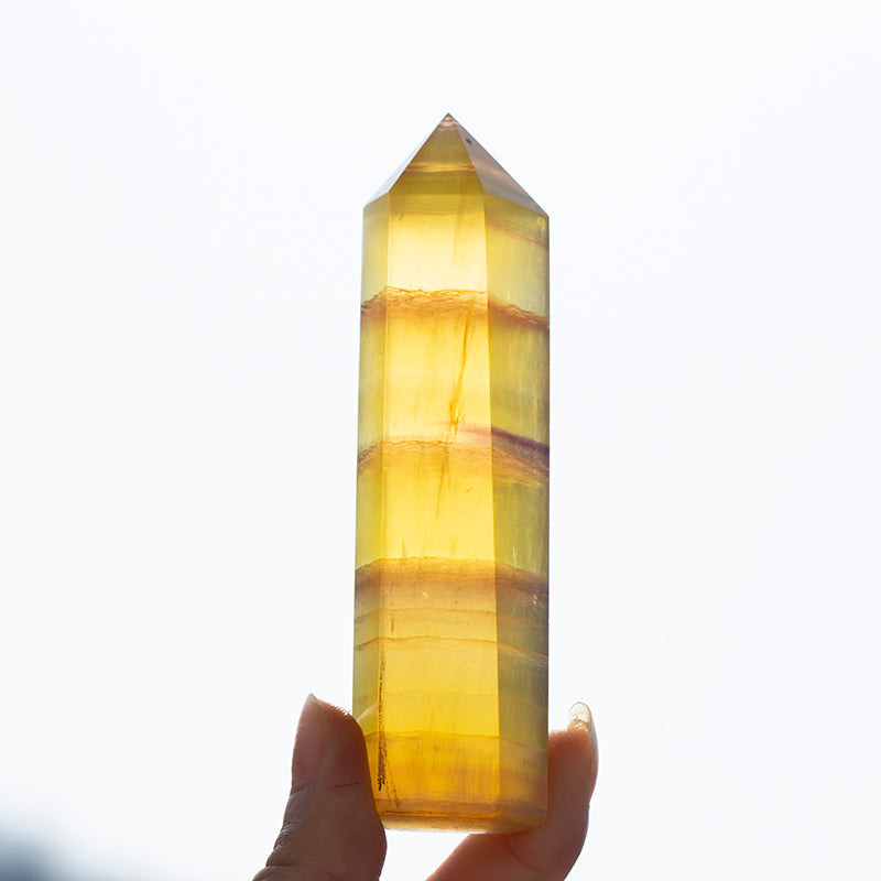 Amarillo cristal natural de alta calidad. 