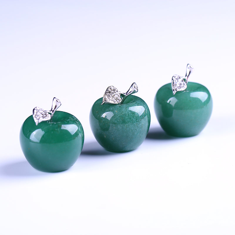 Crystal apple green venturine christmas present