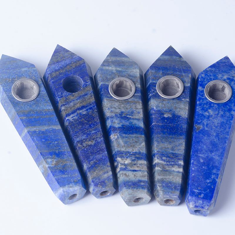 Natural Los Angeles Latin Stone Crystal Leiki Crystal Wand Smoking Tube