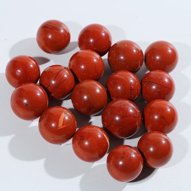 Esfera de cristal jaspe rojo bola 1kg 