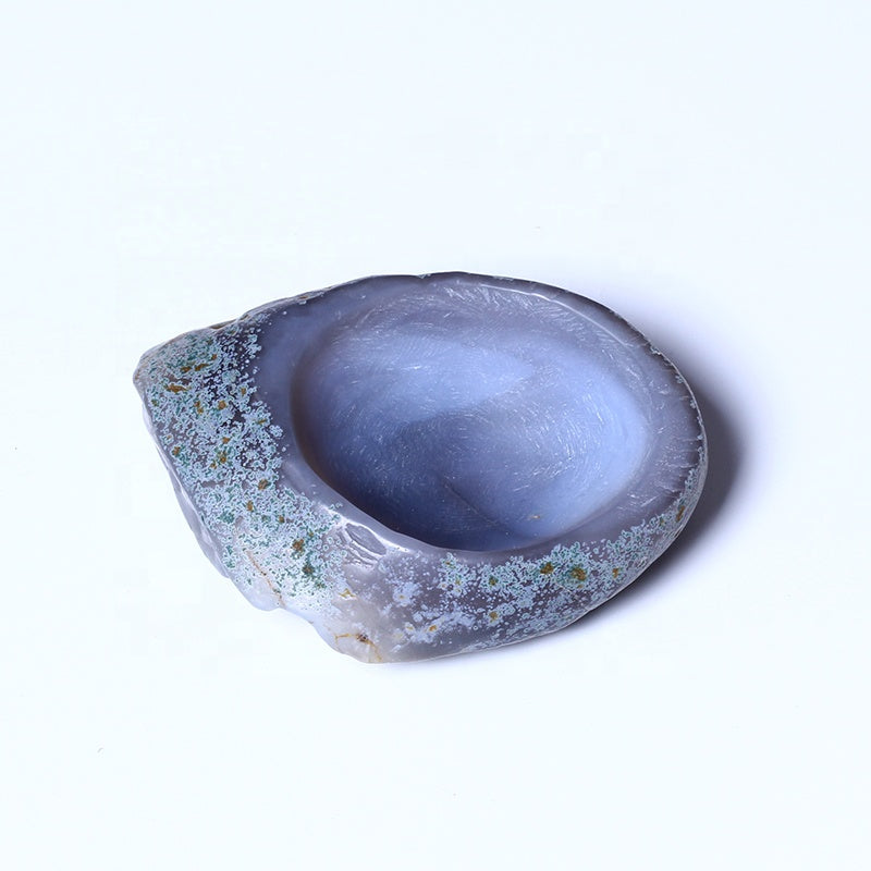 New Product Naturally High Quality Hand Carved Polished agate bowl crystal ashtray for gifts