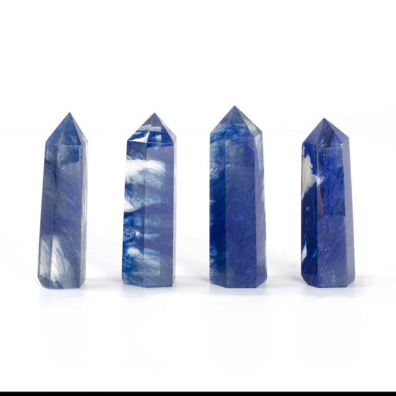Melting Beautiful Crystal Blue Smelting Stone Crystal Wand