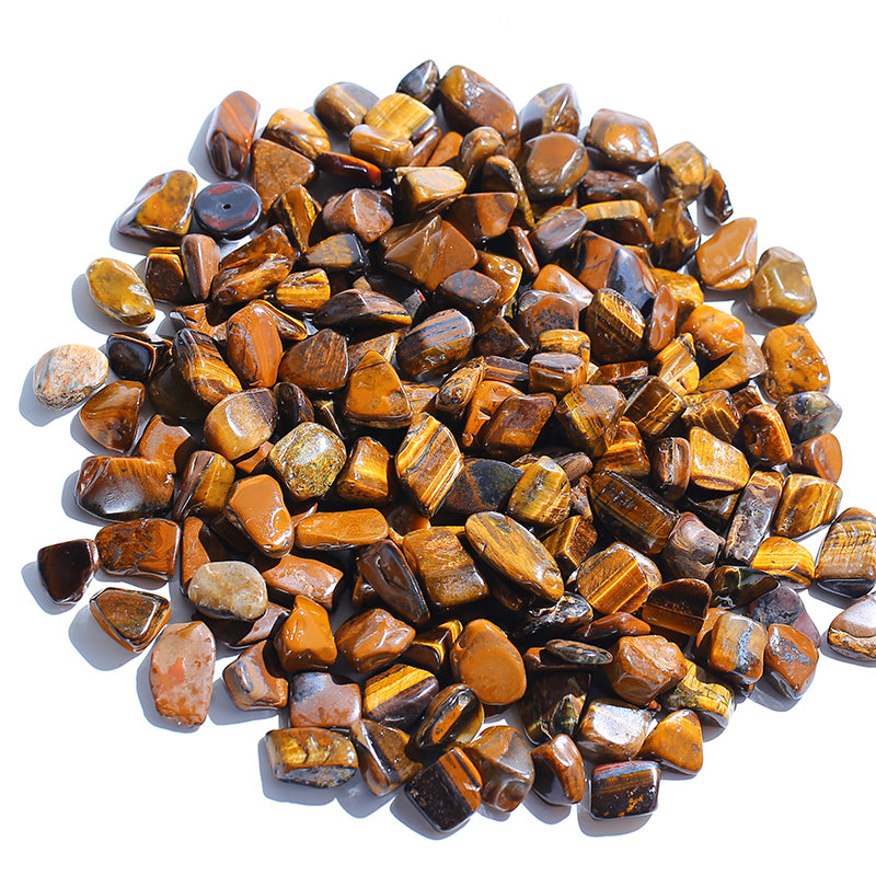 Natural Tiger Eye Polish Quartz Crystal Gravel