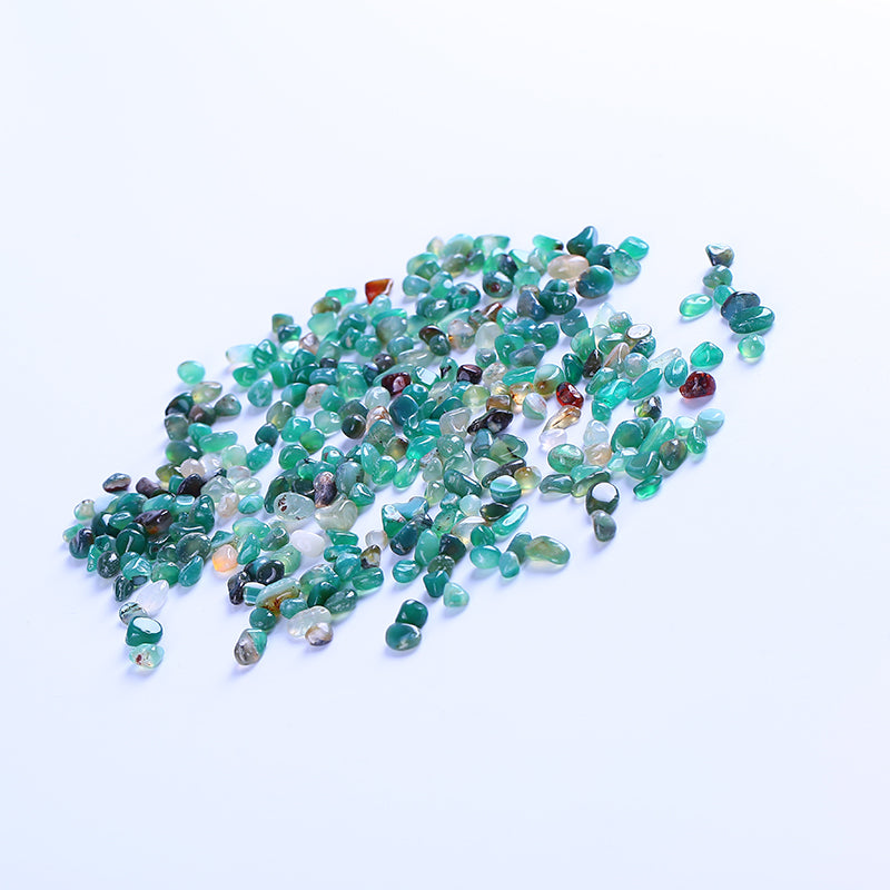 Green agate rolling stone gravel