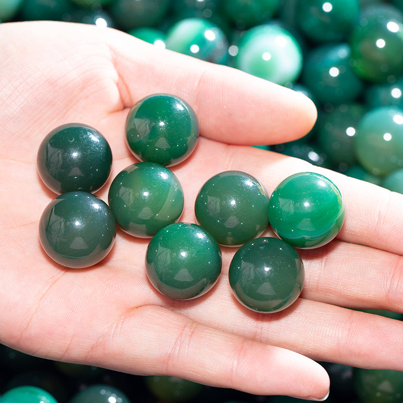 20mm green agate crystal ball