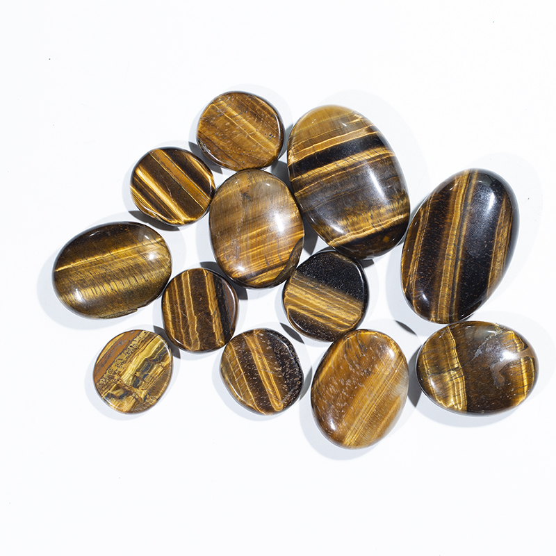 Natural gem tiger eye crystal healing stone