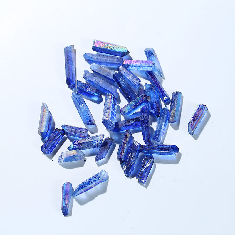 Natural Crystal Wands Point Aura Angel Blue Crystal Point Healing for Pendant