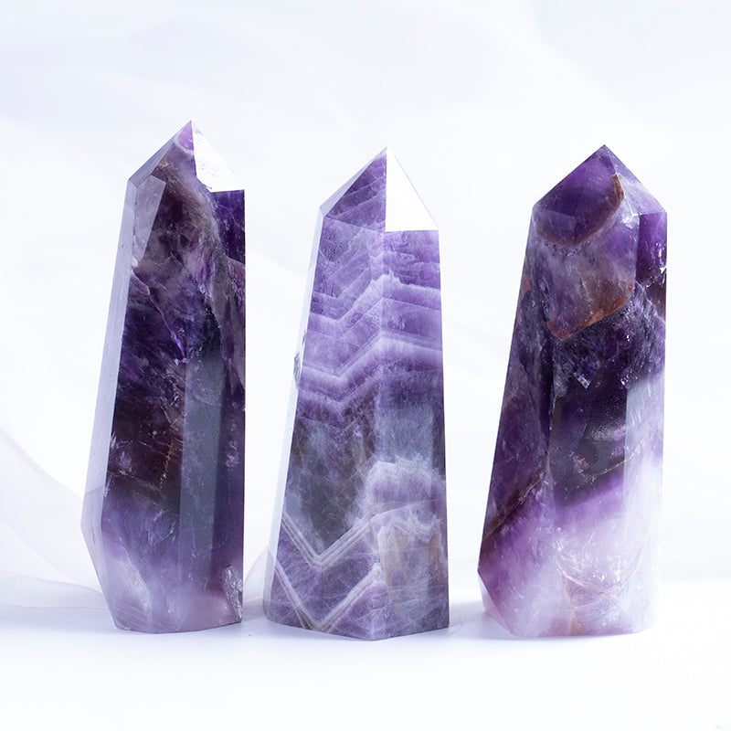 Natural crystal dot fantastic purple crystal class