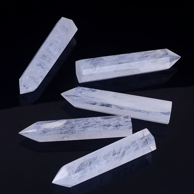 Melting Beautiful Crystal White Smelting Stone Crystal Wand