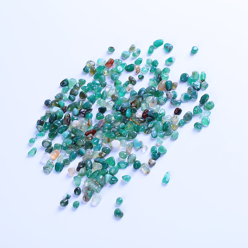 Green agate rolling stone gravel
