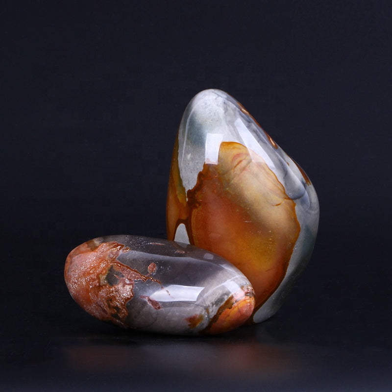 Piedra áspera de jaspe del océano de la piedra preciosa cruda de Reiki del chakra curativo natural para la decoración 