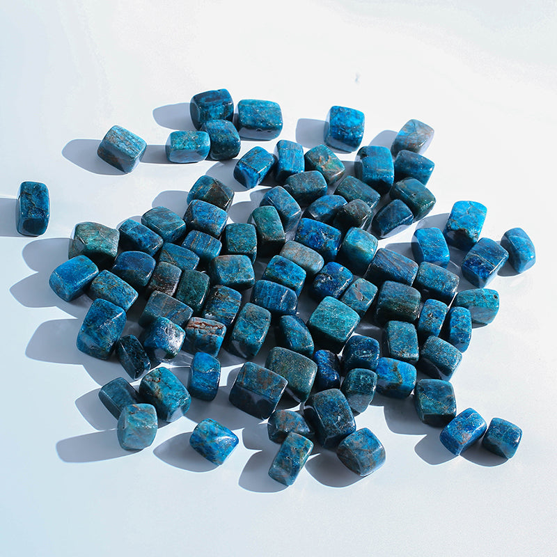 Natural Blue Apatite Quartz Crystal