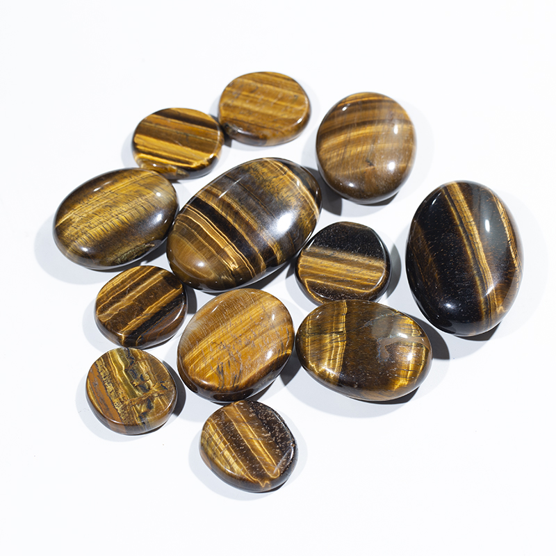 Natural gem tiger eye crystal healing stone