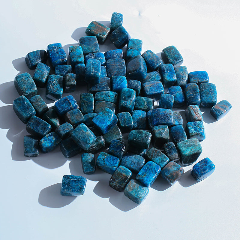 Natural Blue Apatite Quartz Crystal