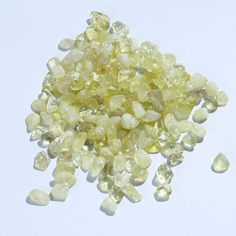 Lemon quartz gravel crystal gift 1kg