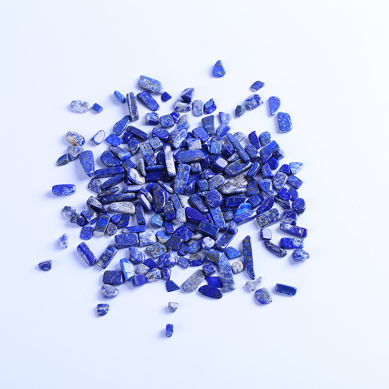 Lapis lazuli gravel for aquarium decoration