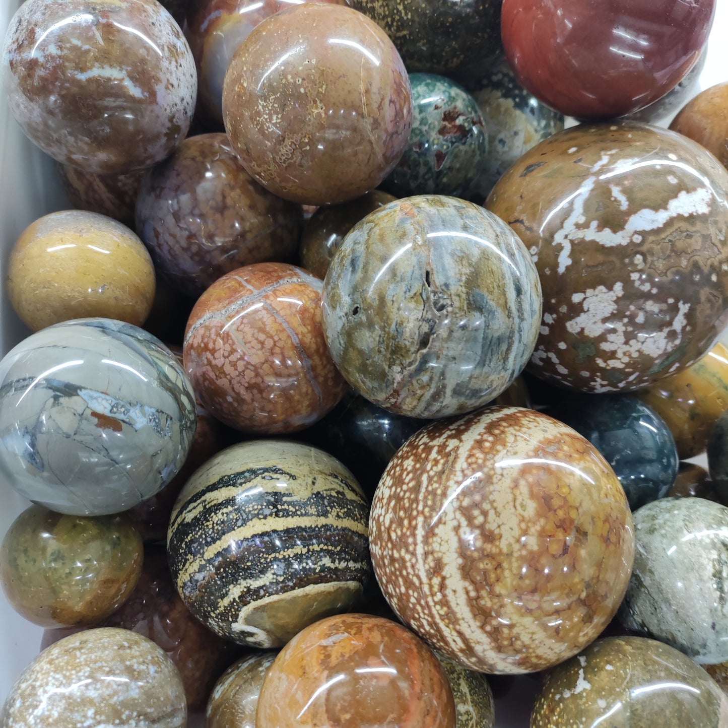 Jaspe marino, decoraciones SPAR azules Cristal