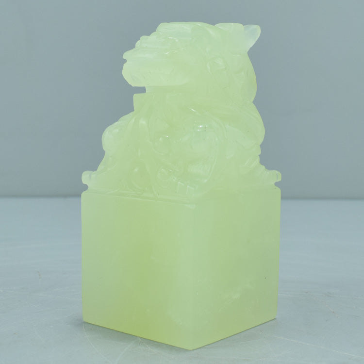 Oriental Xiuyan dragon printing ornaments natural boutique Liaoning Xiuyan Jade