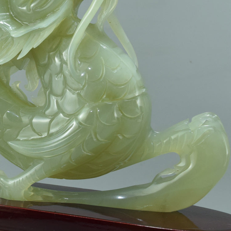 Oriental natural jade ornaments are good gifts for the feng shui office of the Dragon porch of the Chinese zodiac