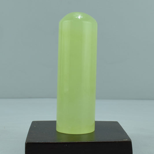 Oriental natural Xiuyan Jade Seal decoration boutique office jade Liaoning Xiuyan Jade