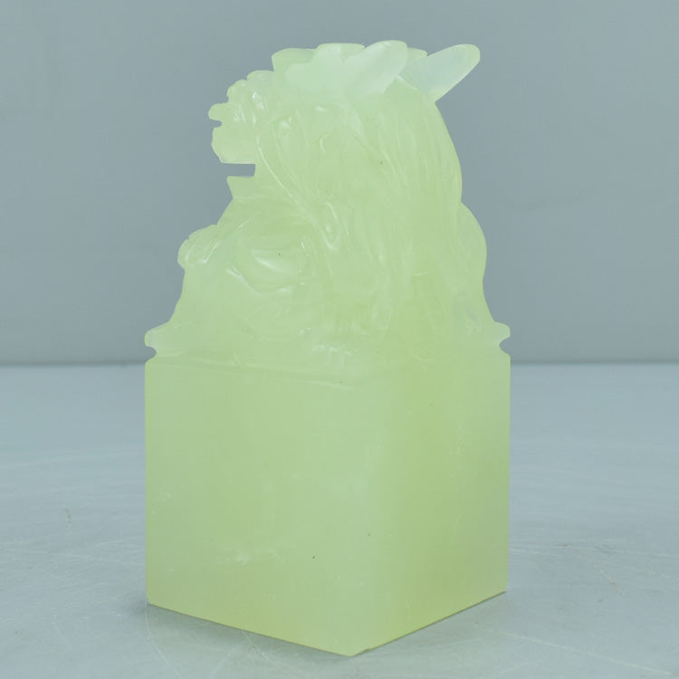 Oriental Xiuyan dragon printing ornaments natural boutique Liaoning Xiuyan Jade