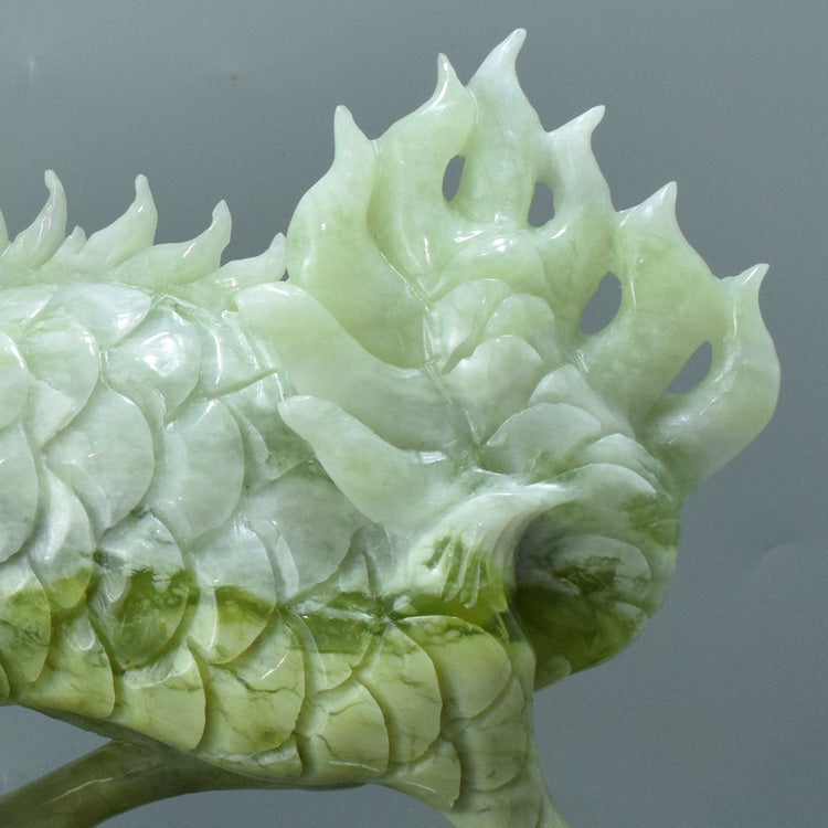 Oriental jade ornaments natural jade Unicorn ornaments Liaoning Xiuyan Jade Unicorn presents longevity