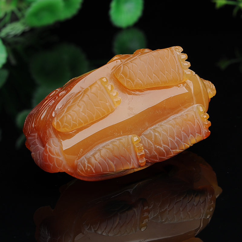 Oriental chalcedony hand playing with carved dragon hand playing with jade hand playing pieces