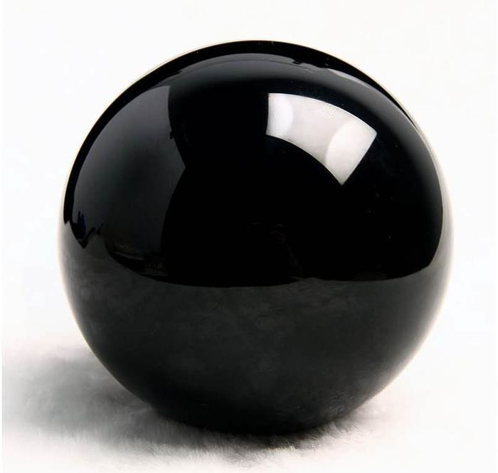 Natural High mineral obsidian crystal Sphere