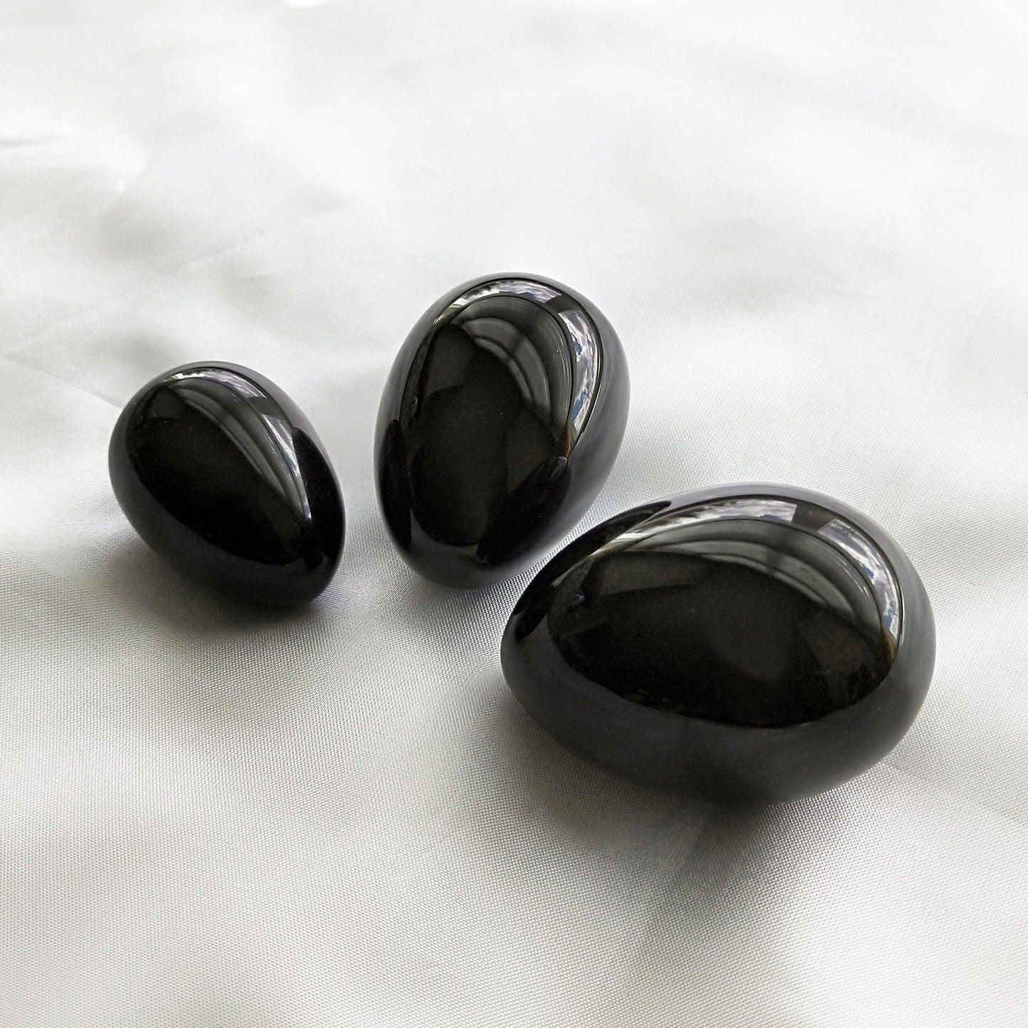 Obsidian Yoni Egg 3-PCS