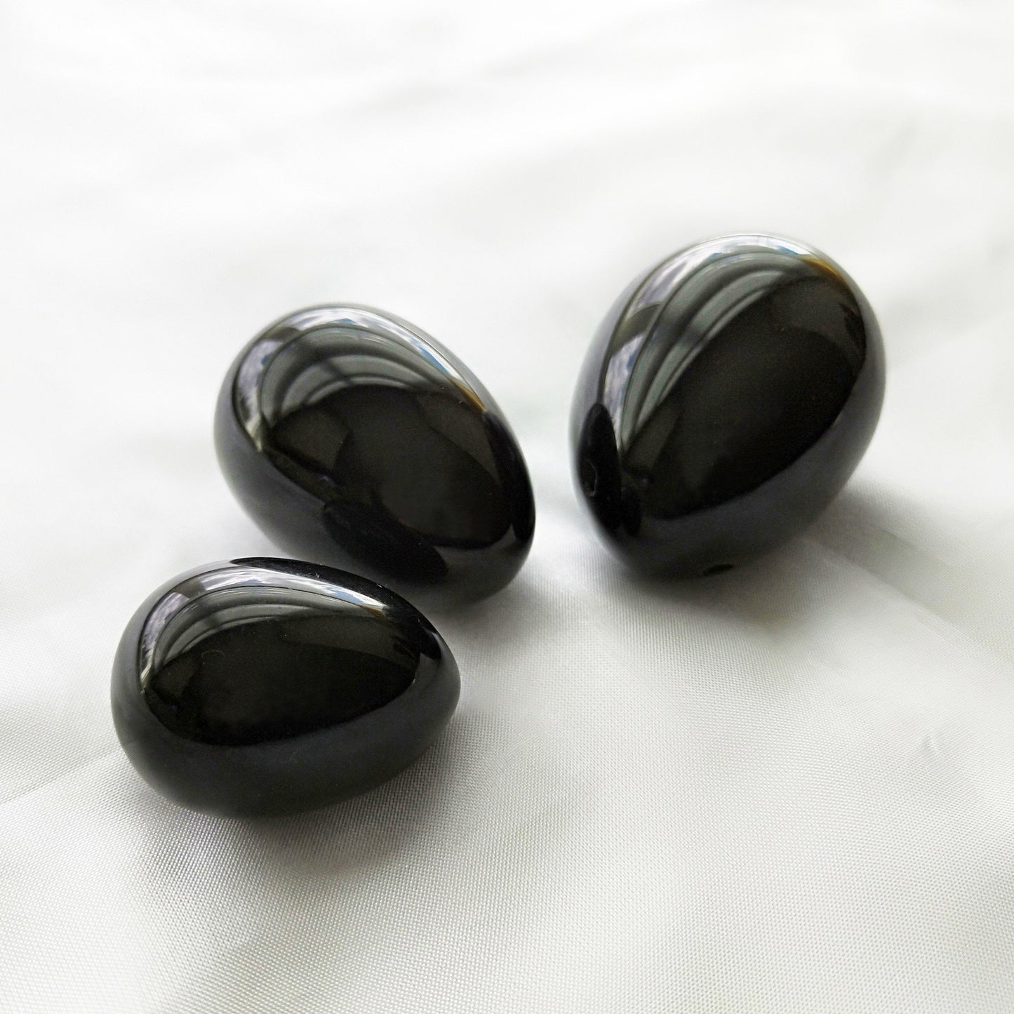 Obsidian Yoni Egg 3-PCS